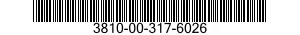 3810-00-317-6026  3810003176026 003176026