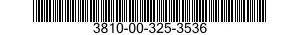 3810-00-325-3536  3810003253536 003253536