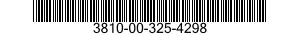 3810-00-325-4298  3810003254298 003254298