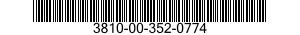 3810-00-352-0774  3810003520774 003520774