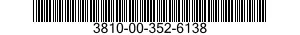 3810-00-352-6138  3810003526138 003526138