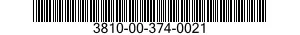 3810-00-374-0021  3810003740021 003740021