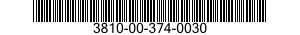 3810-00-374-0030  3810003740030 003740030