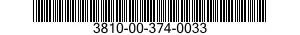 3810-00-374-0033  3810003740033 003740033