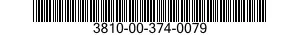 3810-00-374-0079  3810003740079 003740079