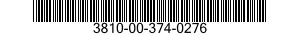3810-00-374-0276  3810003740276 003740276