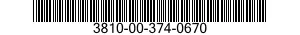 3810-00-374-0670  3810003740670 003740670