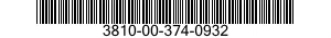 3810-00-374-0932  3810003740932 003740932