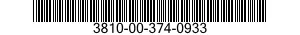 3810-00-374-0933  3810003740933 003740933