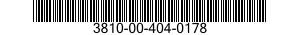 3810-00-404-0178  3810004040178 004040178