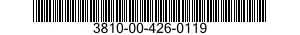 3810-00-426-0119  3810004260119 004260119