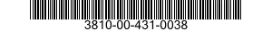 3810-00-431-0038  3810004310038 004310038