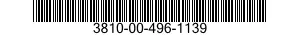 3810-00-496-1139  3810004961139 004961139
