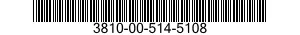 3810-00-514-5108  3810005145108 005145108