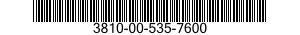 3810-00-535-7600  3810005357600 005357600