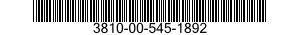 3810-00-545-1892  3810005451892 005451892