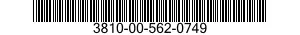 3810-00-562-0749  3810005620749 005620749
