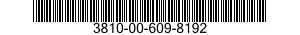 3810-00-609-8192  3810006098192 006098192