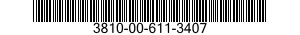 3810-00-611-3407  3810006113407 006113407