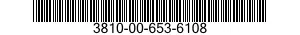 3810-00-653-6108  3810006536108 006536108