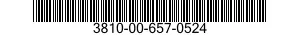 3810-00-657-0524  3810006570524 006570524