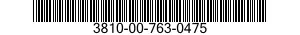 3810-00-763-0475  3810007630475 007630475