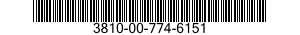 3810-00-774-6151  3810007746151 007746151