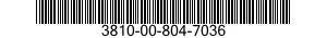3810-00-804-7036  3810008047036 008047036