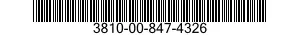 3810-00-847-4326  3810008474326 008474326