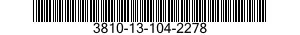 3810-13-104-2278 PIPE 3810131042278 131042278
