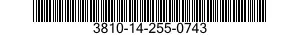 3810-14-255-0743  3810142550743 142550743