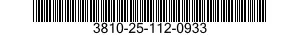 3810-25-112-0933 BUSHING,TERMINAL 3810251120933 251120933