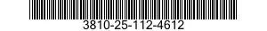 3810-25-112-4612  3810251124612 251124612