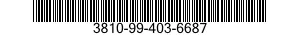 3810-99-403-6687  3810994036687 994036687