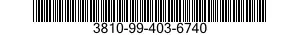 3810-99-403-6740  3810994036740 994036740