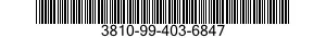 3810-99-403-6847  3810994036847 994036847