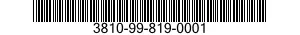 3810-99-819-0001  3810998190001 998190001