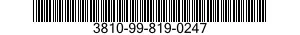 3810-99-819-0247  3810998190247 998190247