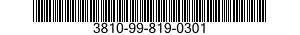 3810-99-819-0301  3810998190301 998190301