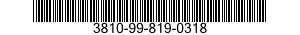 3810-99-819-0318  3810998190318 998190318