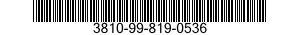 3810-99-819-0536  3810998190536 998190536