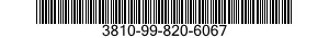 3810-99-820-6067  3810998206067 998206067