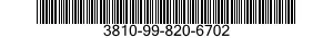 3810-99-820-6702  3810998206702 998206702