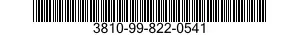 3810-99-822-0541  3810998220541 998220541