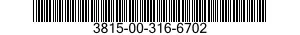 3815-00-316-6702  3815003166702 003166702