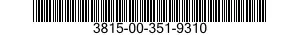 3815-00-351-9310  3815003519310 003519310