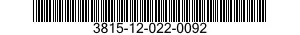 3815-12-022-0092 HINGE,ACCESS DOOR 3815120220092 120220092