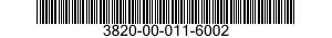 3820-00-011-6002  3820000116002 000116002