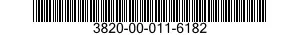3820-00-011-6182  3820000116182 000116182