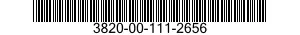 3820-00-111-2656  3820001112656 001112656